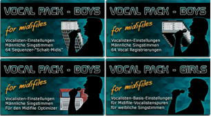 Vocal Packs for Midifiles